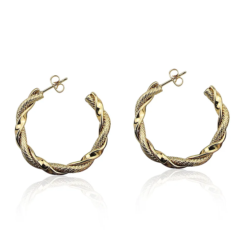 Новые горячие ювелирные изделия из нержавеющей стали узор витой провод