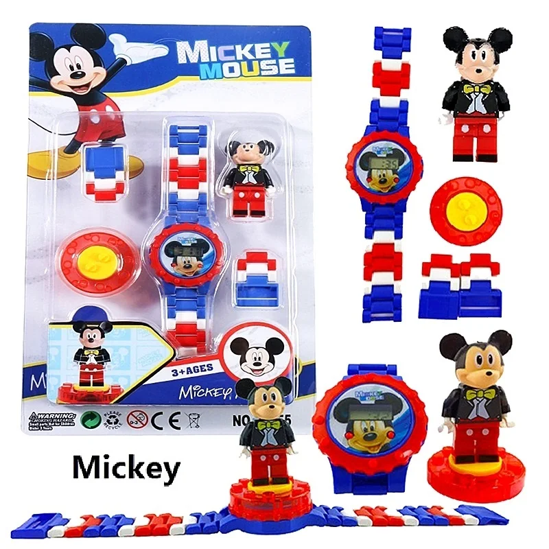 Детский конструктор Холодное сердце аниме Анна и Эльза Микки |