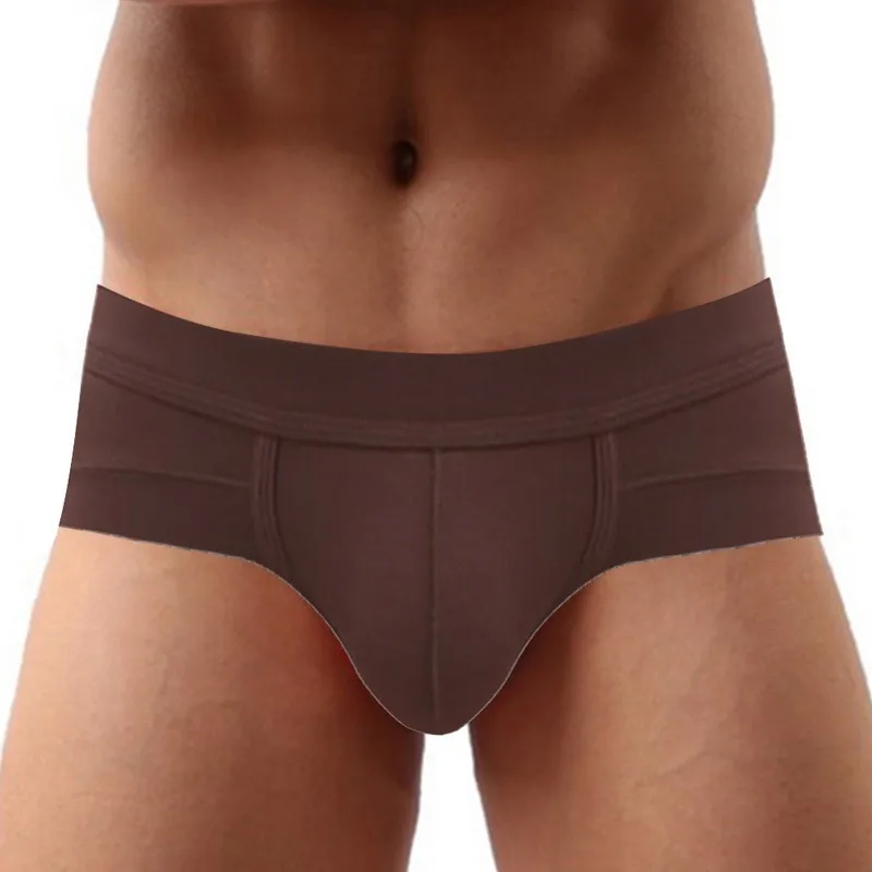 

Men's Solid Color Briefs Comfort Stretch Underwear Low-rise Pure Color Modal Breathable Low-rise Colorful Men's Briefs