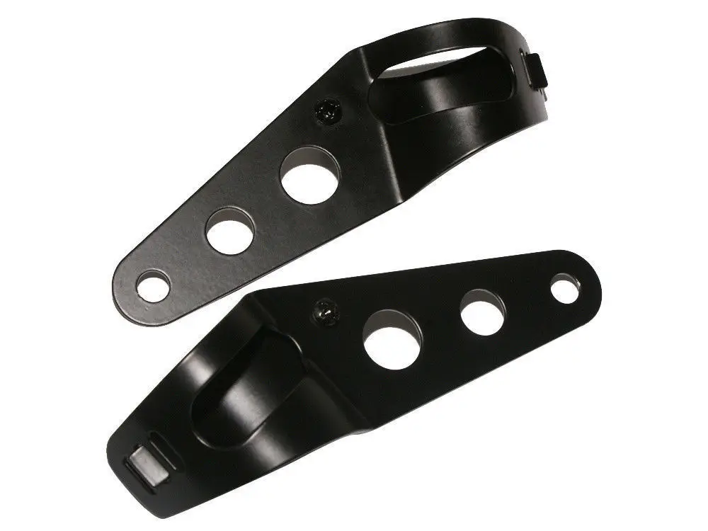 Регулируемые 35 ~ 43 мм черные крепежные кронштейны для фар мотоцикла зажимы