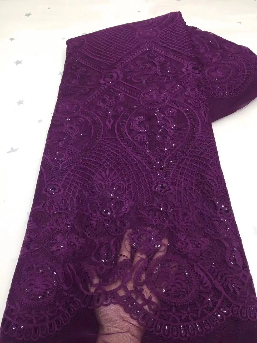 

Горячая Распродажа французский Тюлевая сетчатая кружевная ткань персикового цвета в африканском стиле ткани с вышивкой пайетками в нигери...