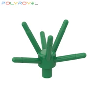 polyroyal building blocks parts 6 plant stems inserted 10 pcs moc compatible with brands toys for children 19119