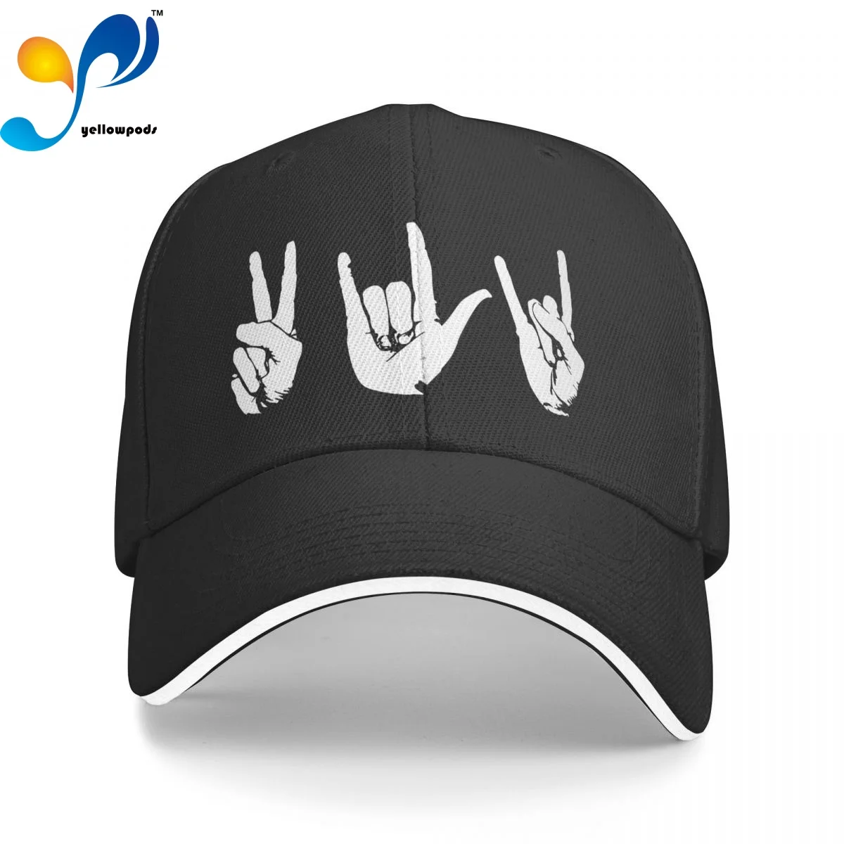 

Baseball Cap Men Love Peace Rock Fashion Caps Hats for Logo Asquette Homme Dad Hat for Men Trucker Cap