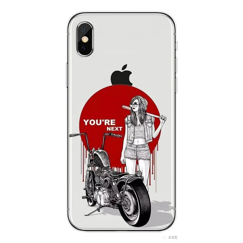 Soft TPU Silicon Phone Cases Retro Moto Cross Motorcycle Sports Cover for iPhoneXS Max XR 8 7 6 6S Plus X 5S Shell Coque Funda | Мобильные