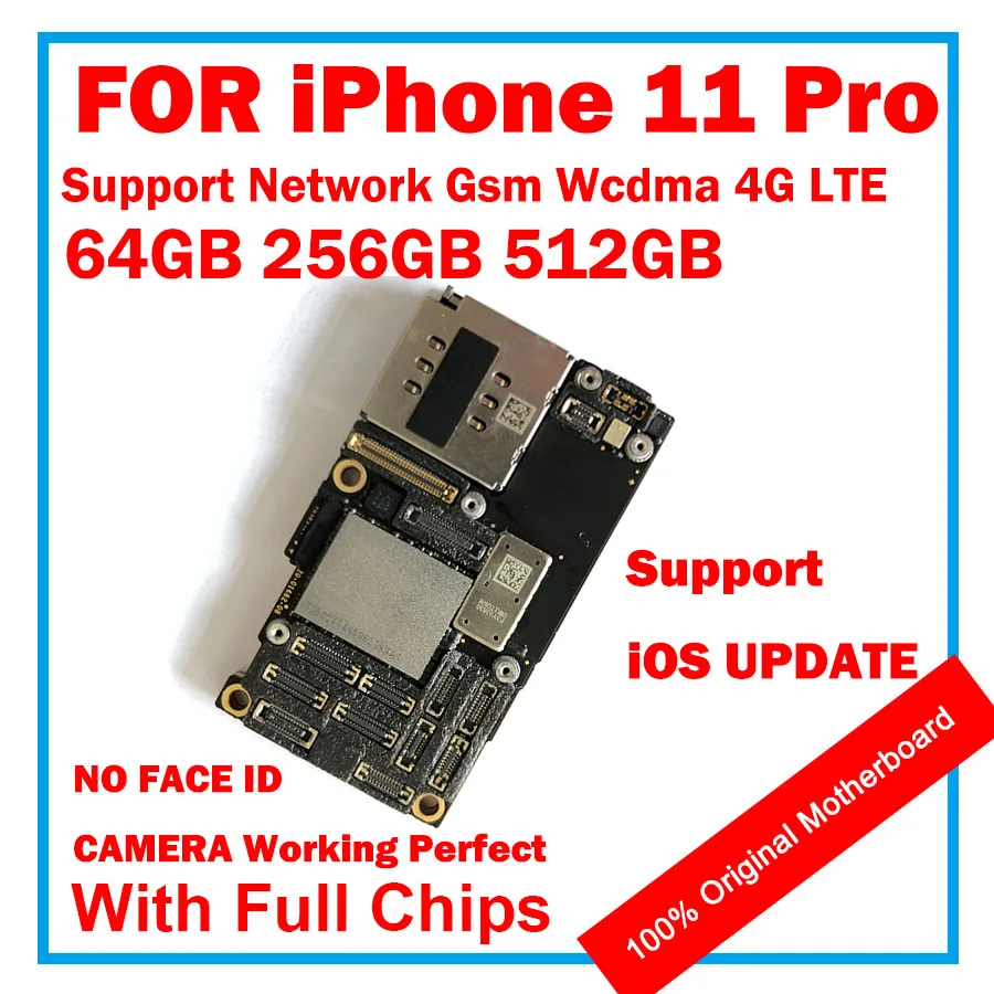 Глобальная и американская версия материнская плата для iPhone 11 PRO Материнская с