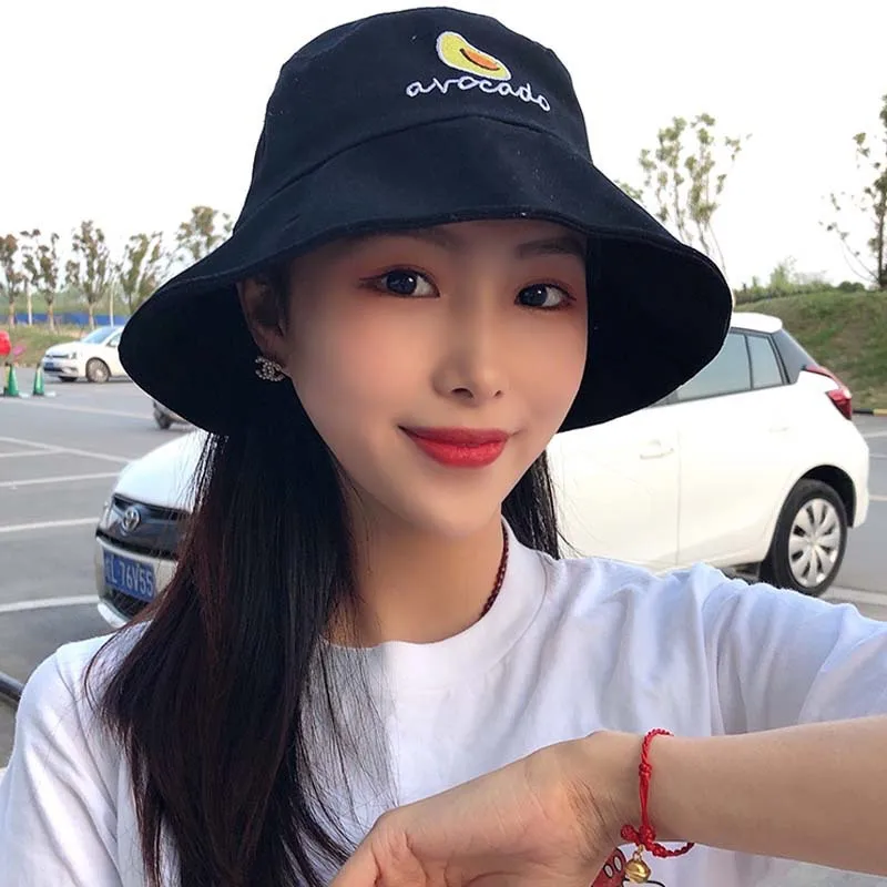 Корейская версия летней красивой шляпки в виде бассейна с вышивкой английском