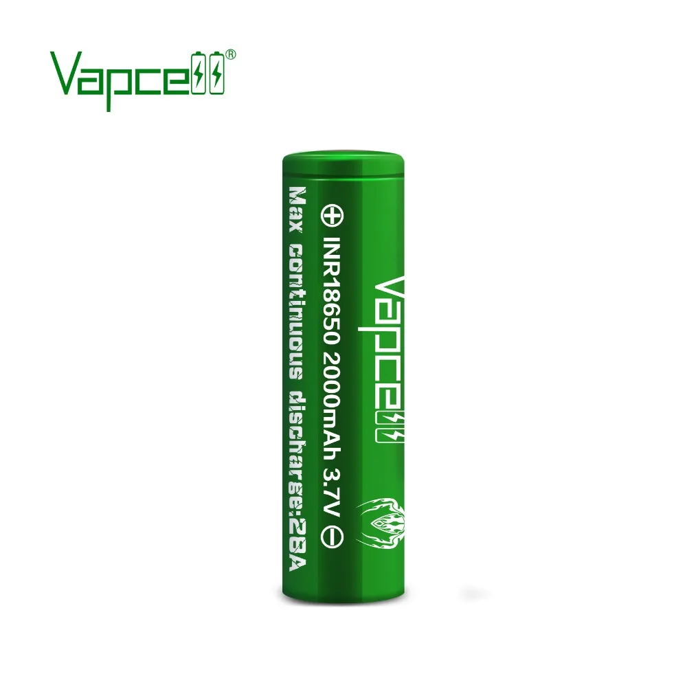 Mooch тест Vapcell 18650 батарея 2000mah 28A Высокая утечка перезаряжаемые литиевые электроинструменты/Фонари ячейка