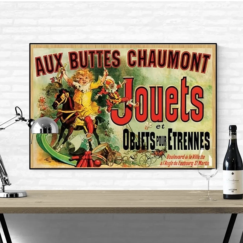 Aux Buttes Chaumont игрушечные плакаты друзья ТВ холст картина плакат и печать Настенная