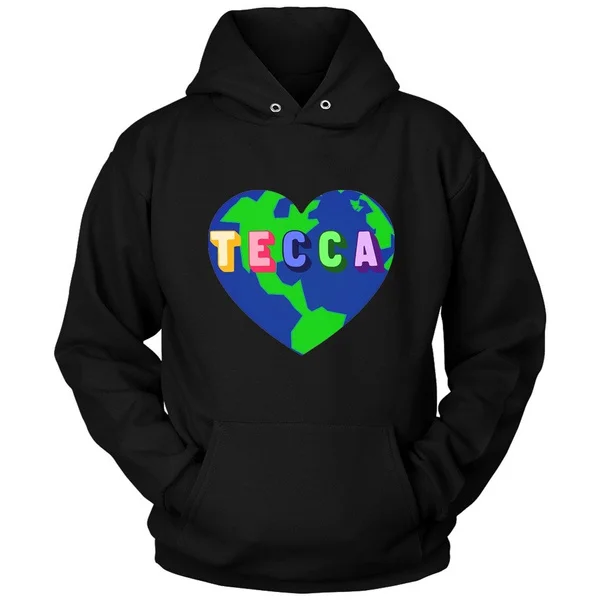 

Толстовка унисекс I Love You Tecca, карта мира, хип-хоп