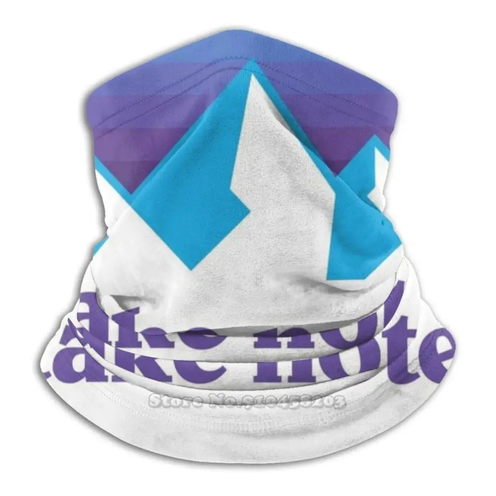 

Take Note Mountains 90S Cycling Motorcycle Headwear Washable Scarf Neck Warmer Face Mask