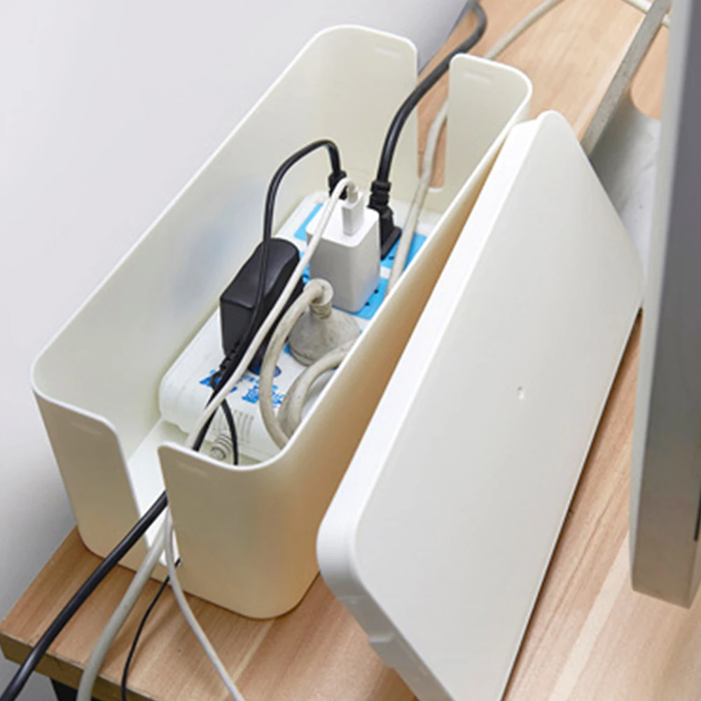 Аккуратный Storager usb-кабель держатель со съемным кабелем Управление коробки легко