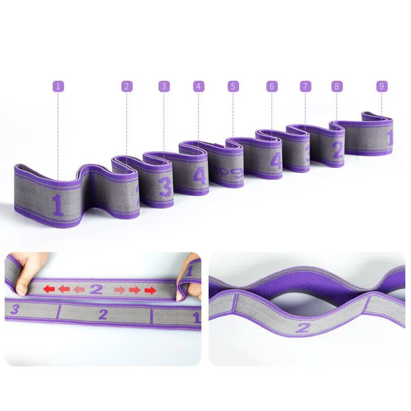 

Professional Gymnastics Adult Girl Latin Training Bands Pilates Yoga Stretch Resistance Bands Fitness Elastic Tension Band Sport
