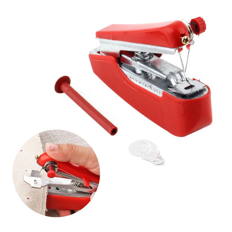 Ручное управление портативная мини швейная машина креативные простые швейные