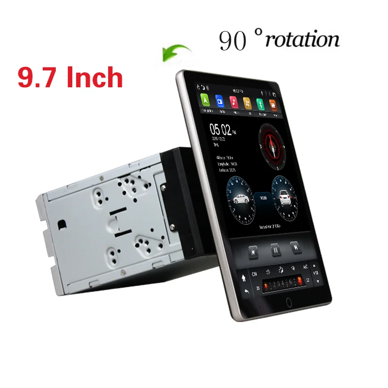 

KD-97006 универсальный автомобильный DVD-плеер 9,7 дюйма PX6 шестиядерный сенсорный экран монитор и универсальный автомобильный аудиоблок для авт...