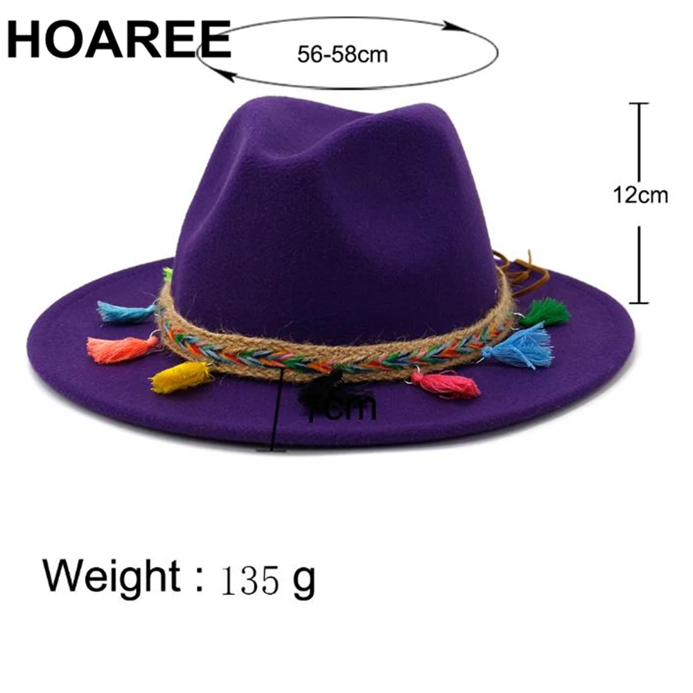 HOAREE хаки фетровая шляпа для женщин в винтажном стиле Женская мягкая Кепка без