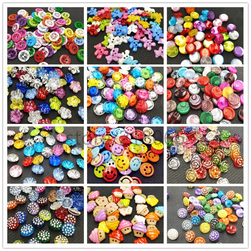 

30 шт./упак. разных размеров "сделай сам" для изготовления ручная вязальная Кукла одежда кнопки смолы акции смешанные Швейные Скрап