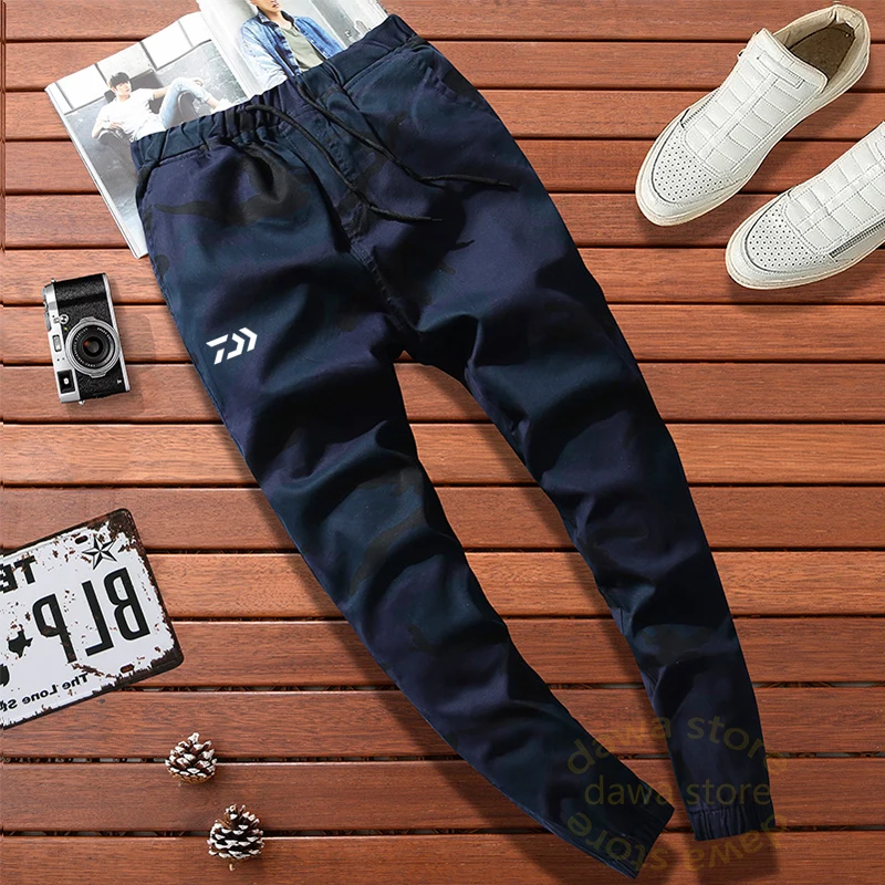 Брюки мужские камуфляжные с кулиской дышащие для рыбалки охоты повседневные