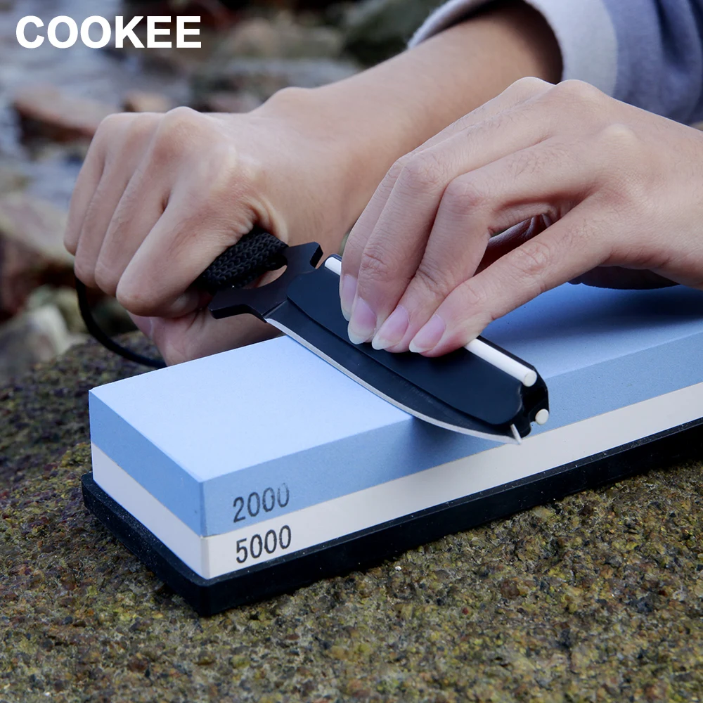Точилка для кухонных ножей с зернистостью 2000/5000 # точильный камень водный 7*2*1 дюйм