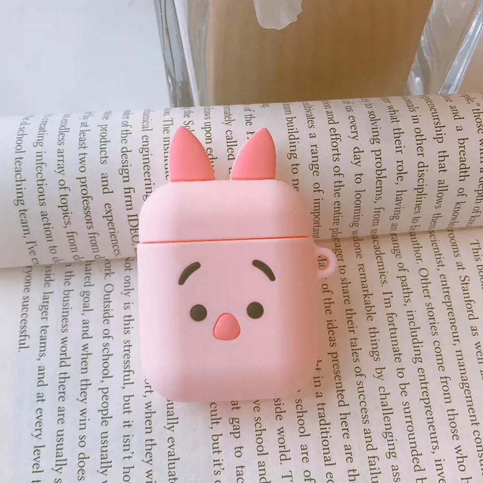 Чехол для airpods, милый мультяшный защитный чехол для airpods, беспроводной чехол для наушников air pods 2, силиконовый чехол для наушников, fundas