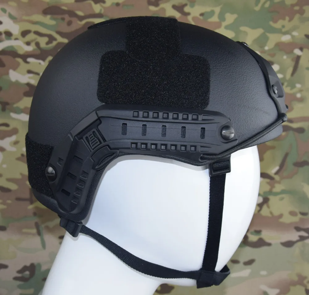 Пуленепробиваемый тактический шлем с защитной оболочкой Vas и боковыми