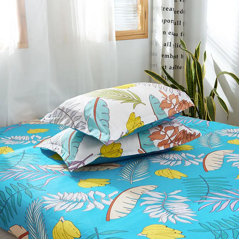 Комплект постельного белья с принтом листья подорожника комплект мягкого