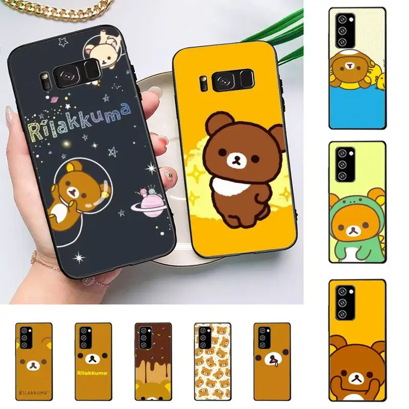 

Rilakkuma Phone Case For Samsung Galaxy Note 10Pro Note 20ultra note20 note10lite M30S