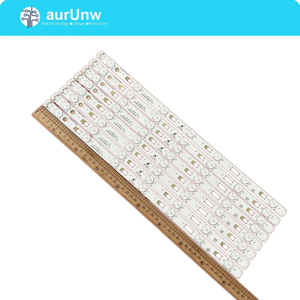 

LED Backlight strip For TCL L42F1600E D42E161 B42E650 42HR331M07A1 V3 4C-LB4207-HQ1 40-D4287A-LBA2LG