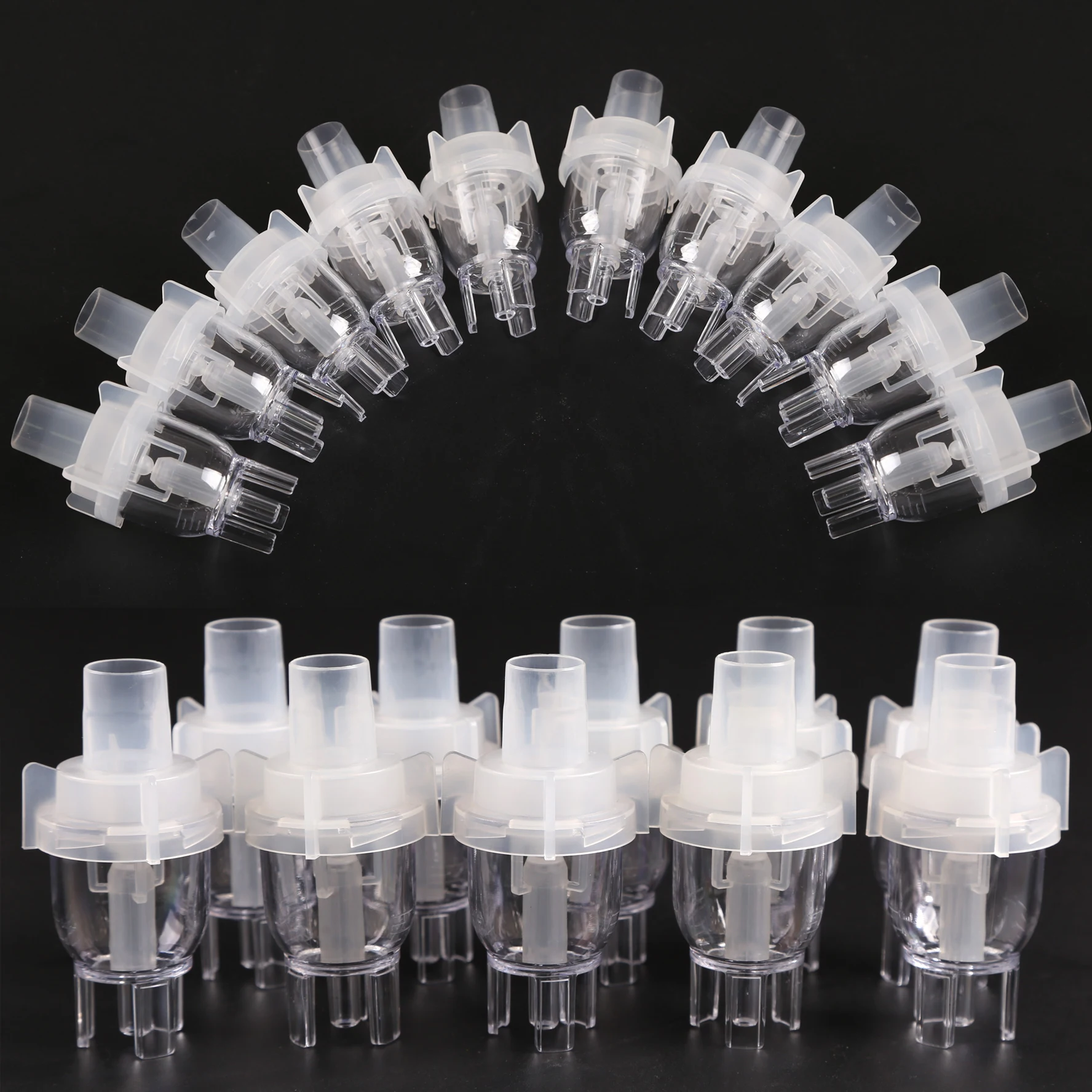 50/100pcsNebulizer Cup for Inhaler Atomizer New6ml Three-legged Atomization Cup  Parts Adult Child Injector Medicine Nebulizer