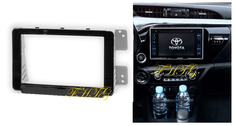 Автомобильная магнитола Fascia подходит для 2015 TOYOTA REVO/ HILUX двухдиновая