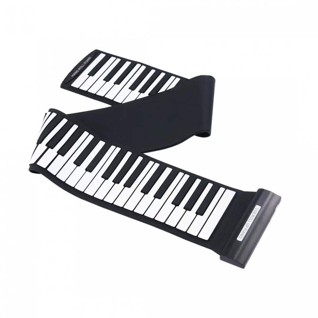Portable Flexible 88 Keys USB MIDI Keyboard Piano Professional Electronic Roll Up Piano for Beginner Kids Children Toys Gift