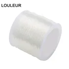 Растягивающийся шнур для бисероплетения с прозрачными кристаллами, 60 ярдов, эластичная нить, ювелирная цепочка для рукоделия, поставка изготовление браслета ожерелья