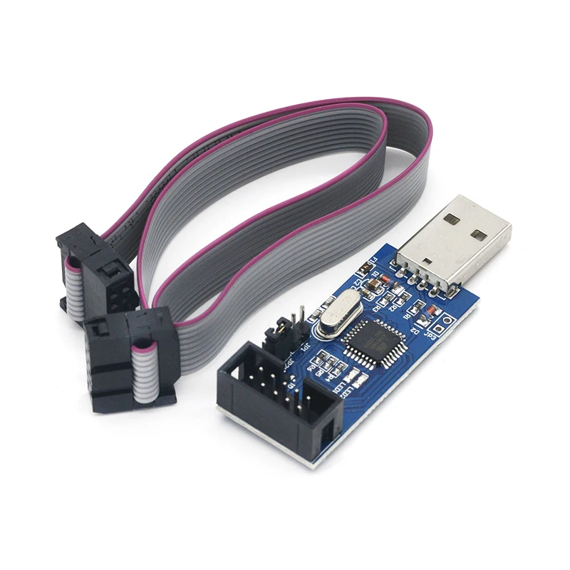 1 шт. Новый USBASP USBISP AVR программист USB ISP ASP ATMEGA8 ATMEGA128 Поддержка Win7 64K|win7| |