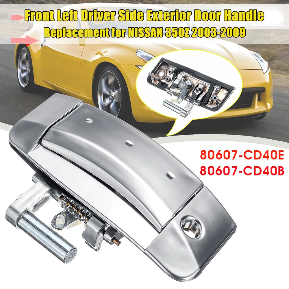 Передняя левая и внешняя дверная ручка автомобильного водителя автомобильные