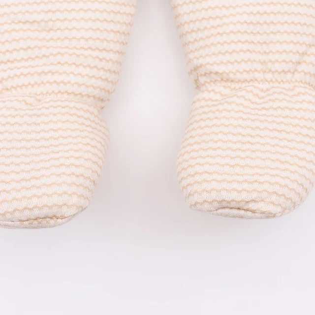 Зимняя утепленная стеганая детская пижама из 3 предметов органического хлопка