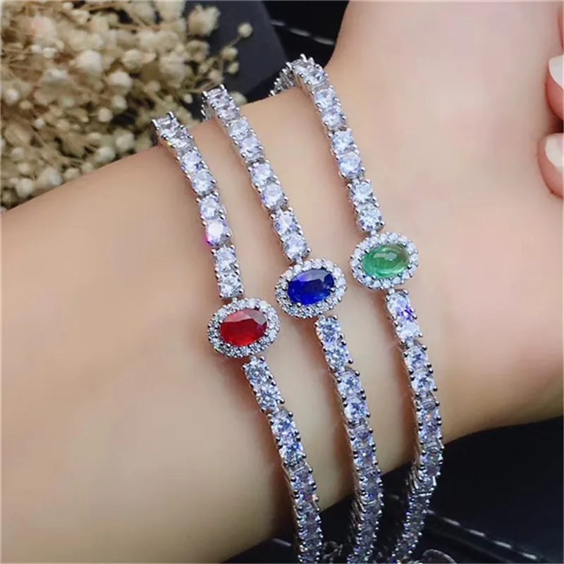 

Браслеты женские из серебра 925 пробы, 4 Х6 мм