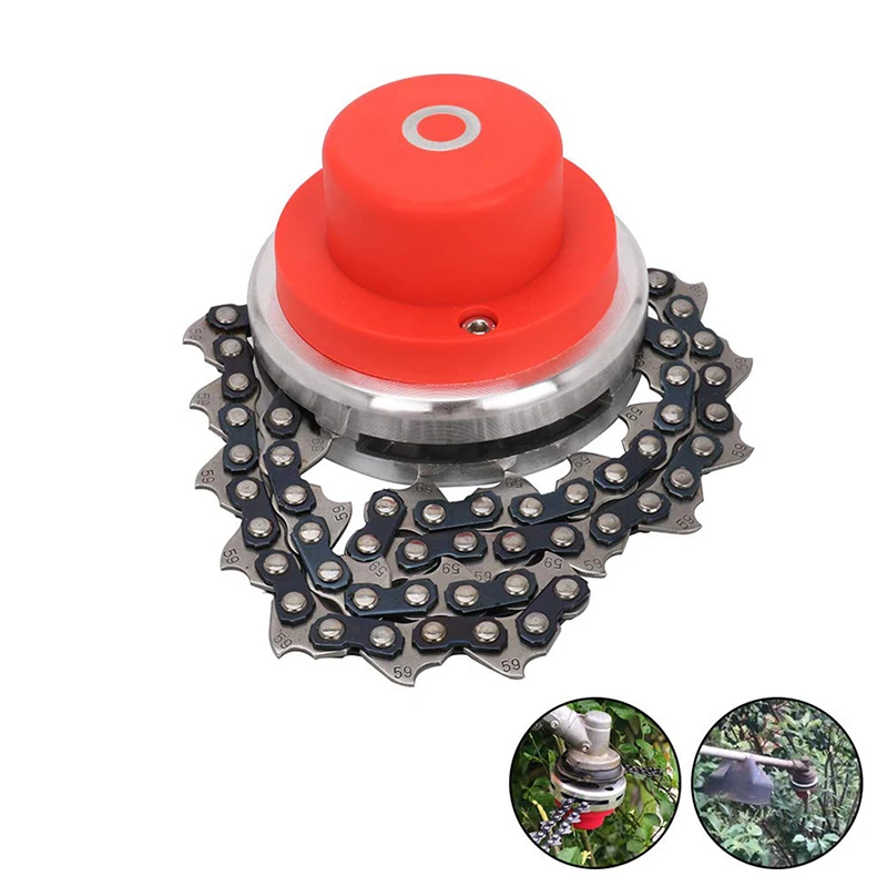 

Trimmer Head Universal Lawn Mower Chain Grass Brush Cutter Head Replacement for Garden Lawnmower Weed Trimming Tools
