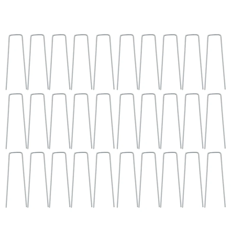 

30 шт. Многофункциональный u-образный сад грунтовые гвозди комплект свайный штифт для дерна крепежный гвоздь используется для того, чтобы ис...