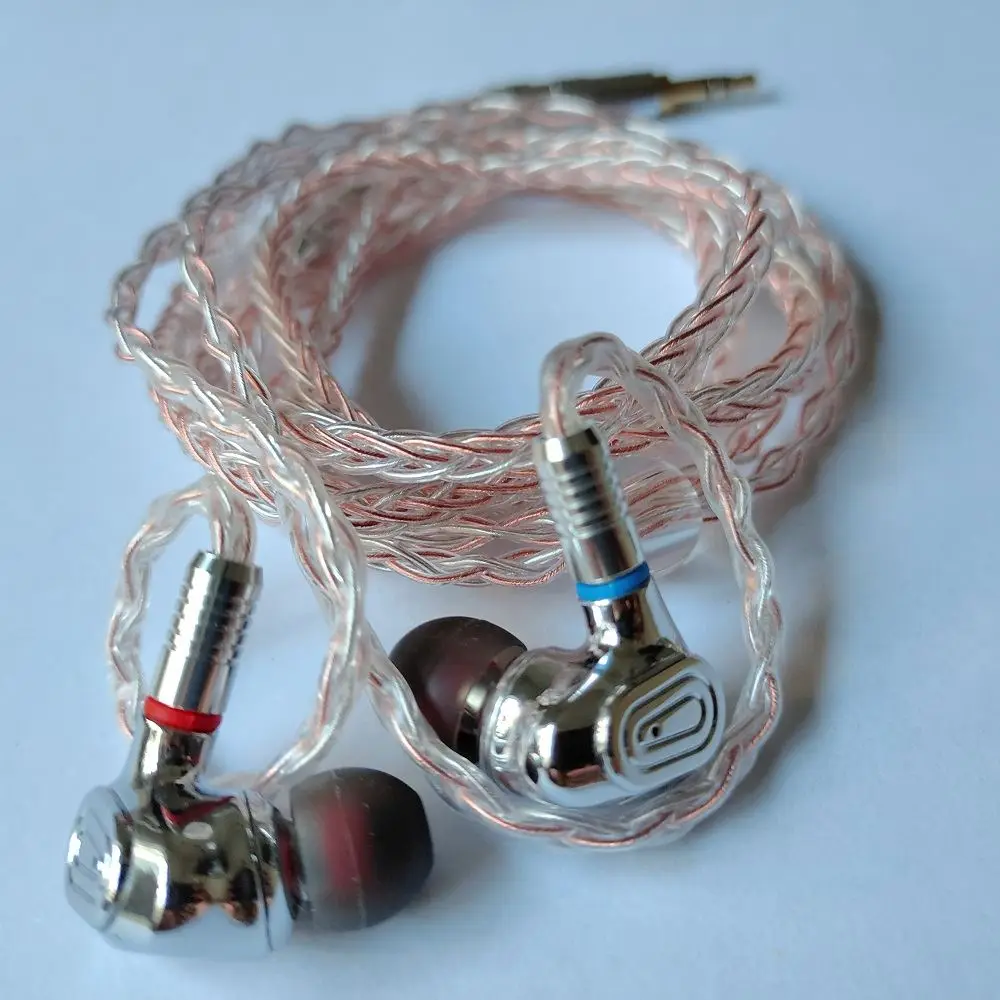 Хромированный диафрагменный монитор Pizen C10 Pro с нанотрубками IEM DJ спортивные