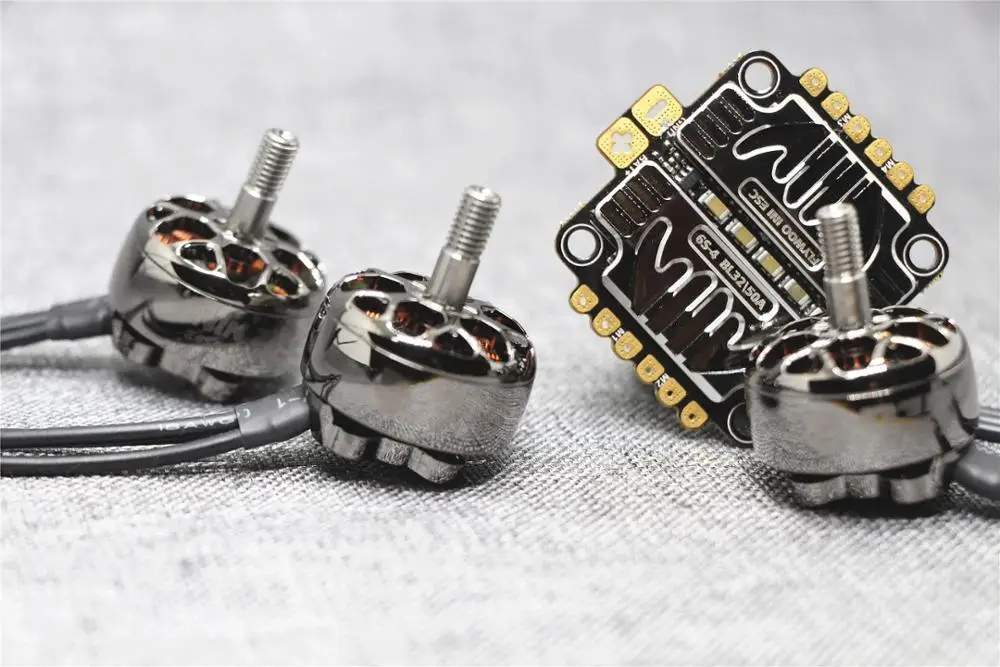 FLYWOO POWER COMBO N2207 2207 2-6S FPV Бесщеточный двигатель для RC &amp 50A PRO ESC BLheli_32 4 в1 бесщеточный