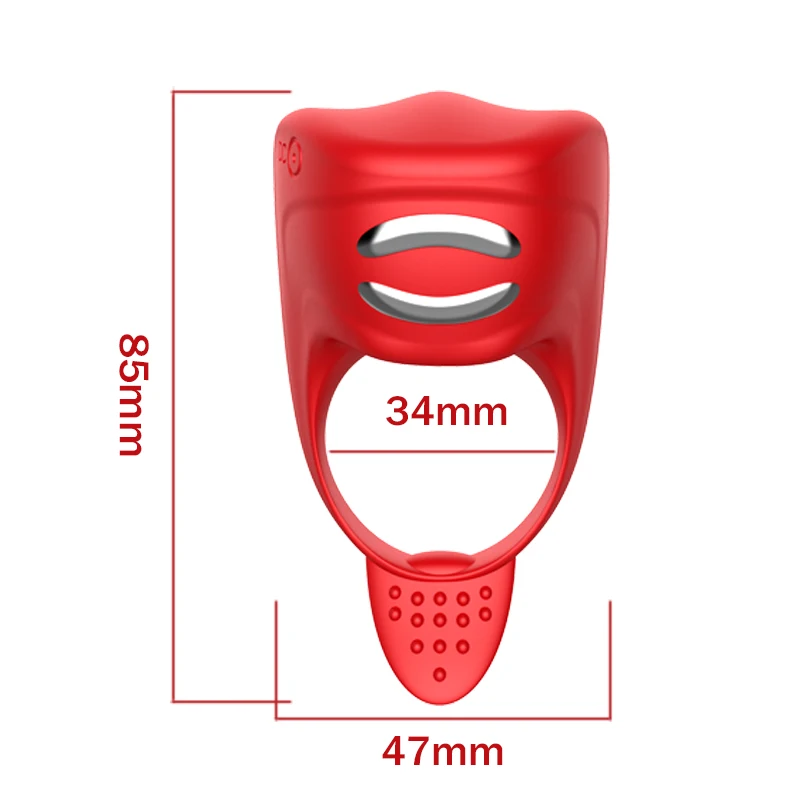 GUIMI вибрационное кольцо для пениса с электрическим током секс игрушки мужчин