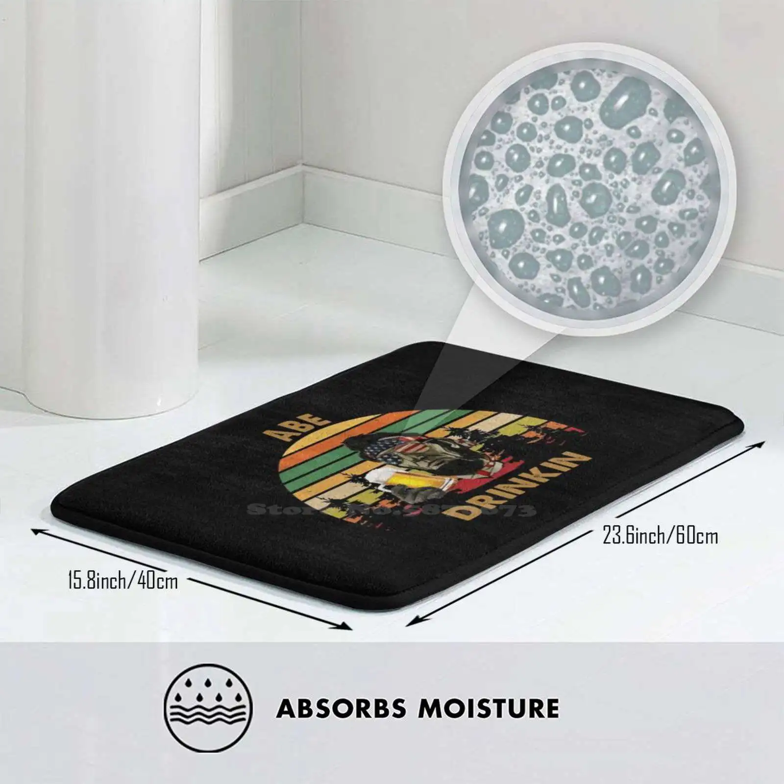 Абэ поилка винтажный американский флаг 4 июля 3D товары для дома коврик ковер