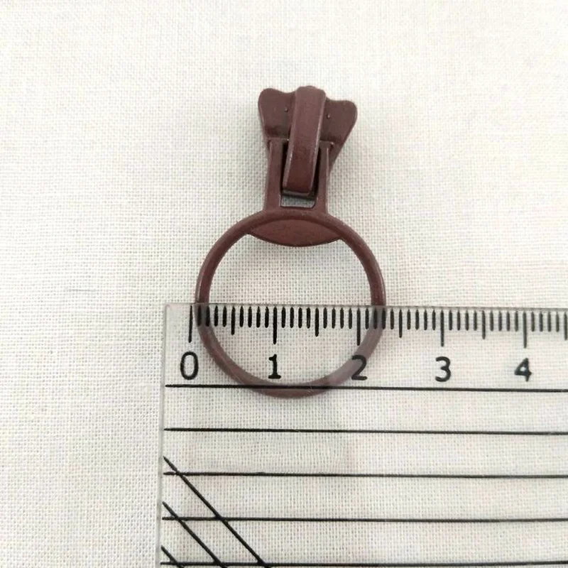 100 шт. 5 # полимерная молния головной ползунок Pulls ручки DIY Одежда чемодан одежда