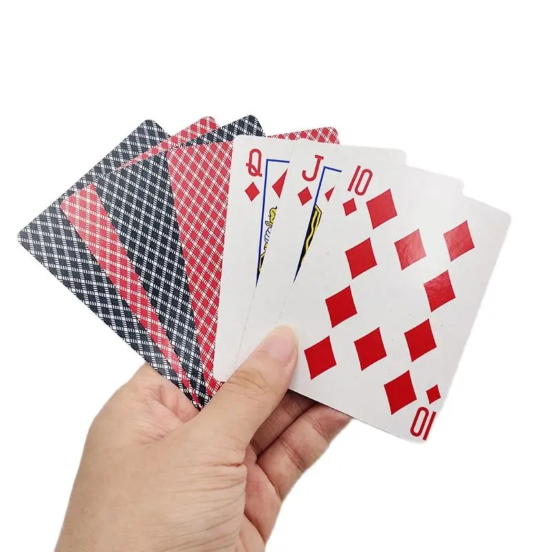 Простые игральные карты настольная игра в покер двух цветов для вечерние 62*87 мм