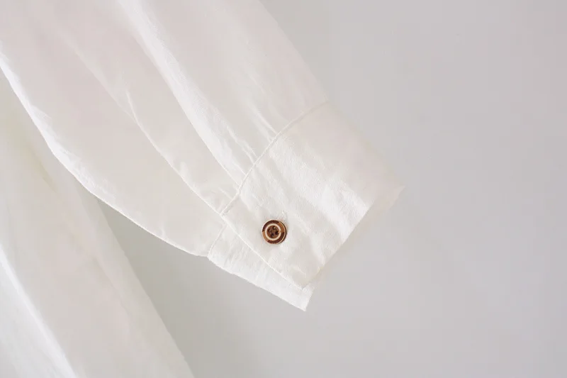 

New ladies autumn winter plus size tops for women large blouse long sleeve loose cotton embroidery button shirt 3XL 4XL 5XL 6XL