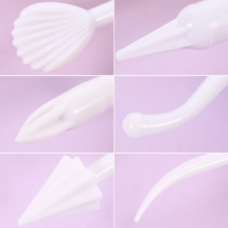 

8pcs/set 16 Patterns Fondant Cake DecoratingTools Flower Sugar Craft Modelling Tools Clay Fondant Cake Decorating Tool