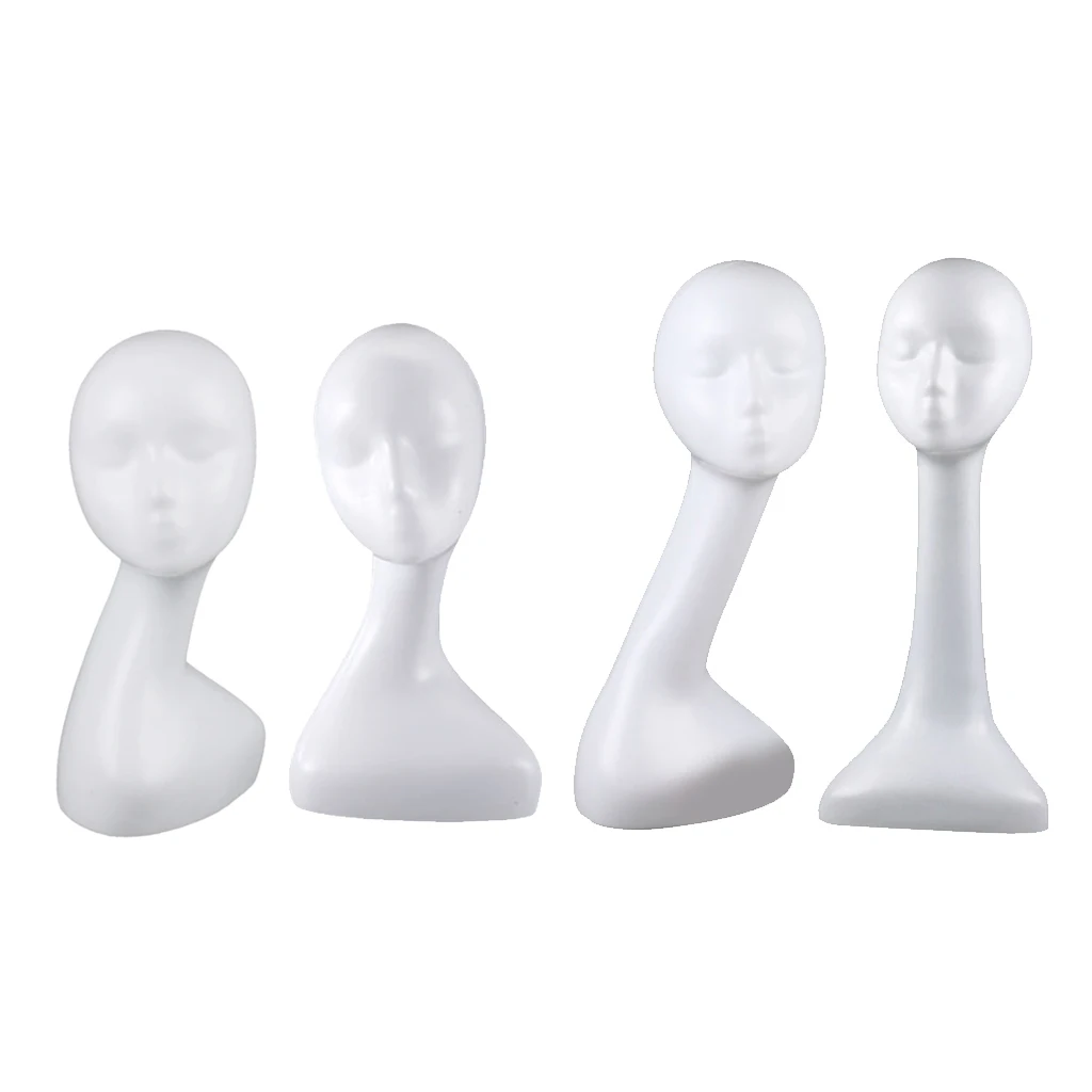 

Plastic Female Mannequin Manikin display wigs,hats, scarf, jewelry, Scarf for salon display, jewelry store, hat store, wig store