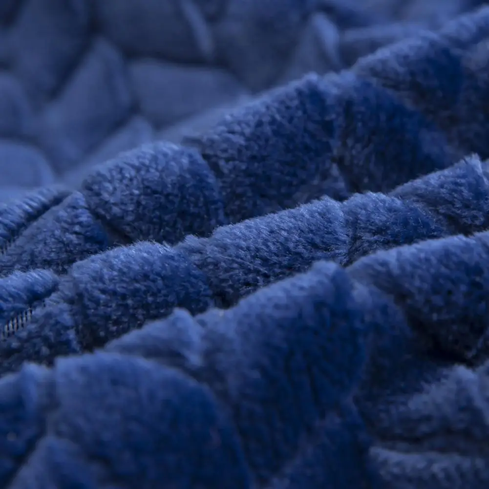 

Pillowcase Solid Color Skin-friendly Plush Office Throw Pillow Cover for Home