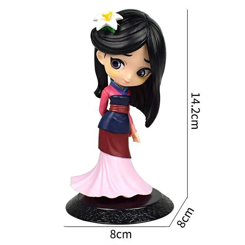 Фигурки героев мультфильма Disney Q игрушки принцессы Белоснежка жасмин Спящая