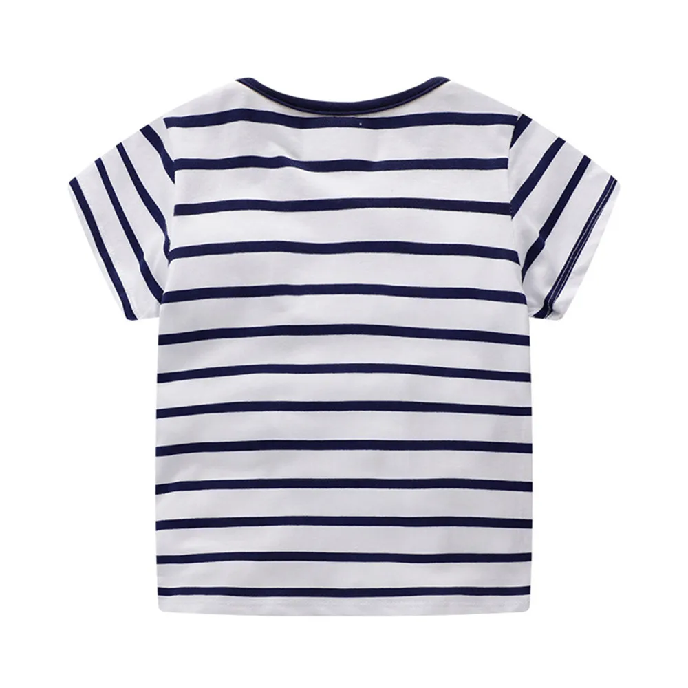 

New Arrival Summer Animals Print Baby T shirts Fashion Cotton Boys Girls Tops