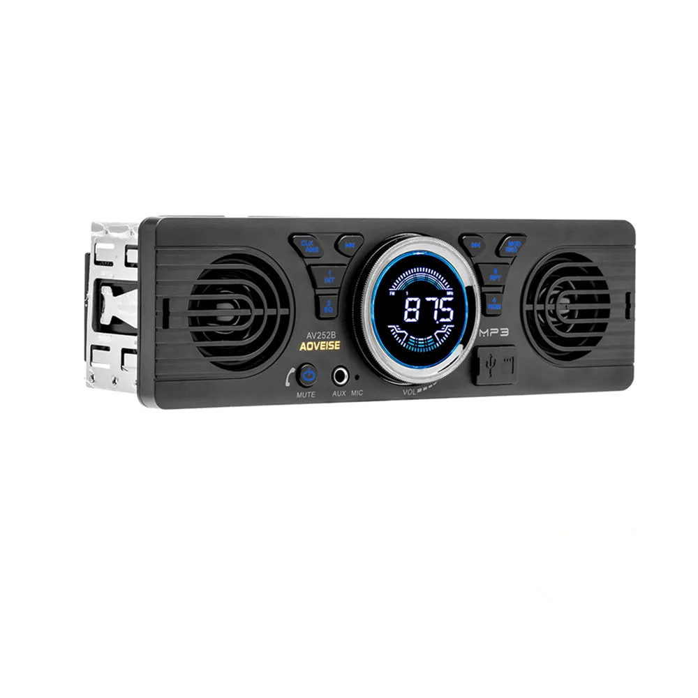 1 din автомобильное радио универсальное 12 В FM MP3 Bluetooth Авторадио плеер громкой связи